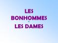 LES BONHOMMES PowerPoint PPT Presentation