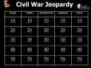 Civil War Jeopardy