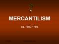 MERCANTILISM PowerPoint PPT Presentation