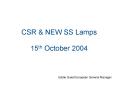 CSR PowerPoint PPT Presentation