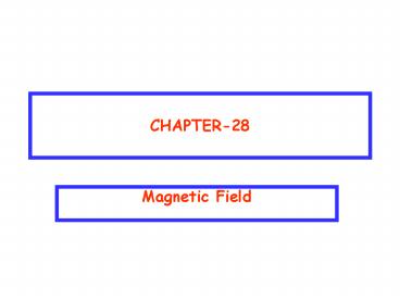 Magnetic Field