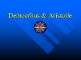 Democritus PowerPoint PPT Presentation