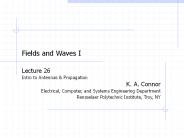 Fields and Waves I