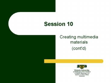 presentation player overlay