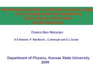 Wavelength-dependence of Momentum-Space Images