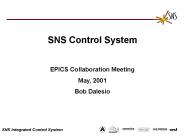 NSNS Integrated Control System