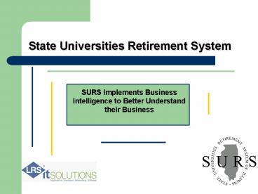 State Universities Retirement System
