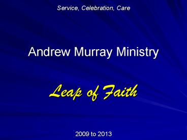 Andrew Murray Ministry