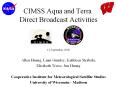 CIMSS Aqua and Terra Direct Broadcast Activities PowerPoint PPT Presentation