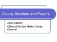 County Structure and Powers PowerPoint PPT Presentation