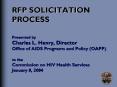 RFP SOLICITATION PROCESS PowerPoint PPT Presentation