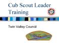 Cub Scout Leader Training PowerPoint PPT Presentation