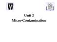 MicroContamination PowerPoint PPT Presentation