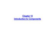 Chapter 10 Introduction to Components