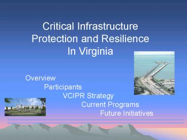 Critical Infrastructure