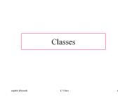 Classes