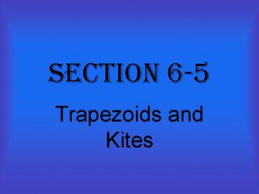 Trapezoids and Kites