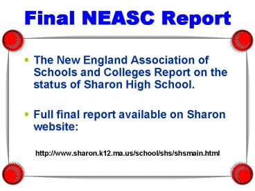 Final NEASC Report