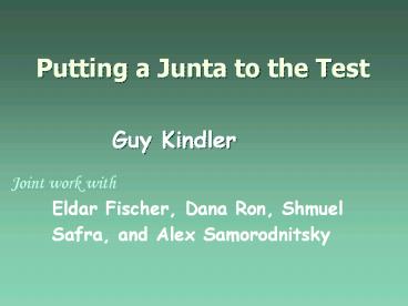 Putting%20a%20Junta%20to%20the%20Test