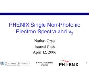 PHENIX Single NonPhotonic Electron Spectra and v2