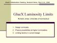 GlueX Luminosity Limits PowerPoint PPT Presentation