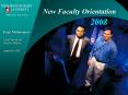 New Faculty Orientation PowerPoint PPT Presentation