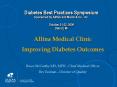 Diabetes Best Practices Symposium Sponsored by AMGA and Merck PowerPoint PPT Presentation