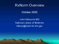 RxNorm Overview PowerPoint PPT Presentation