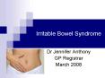 Irritable Bowel Syndrome PowerPoint PPT Presentation