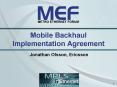 Mobile Backhaul Implementation Agreement PowerPoint PPT Presentation