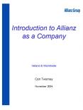 Introduction to Allianz as a Company Ireland PowerPoint PPT Presentation