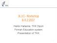 3LUC Workshop 89'2'2007 PowerPoint PPT Presentation