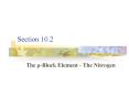 The pBlock Element The Nitrogen PowerPoint PPT Presentation