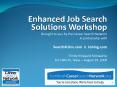 Enhanced Job Search Solutions Workshop PowerPoint PPT Presentation