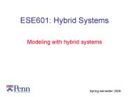 ESE601: Hybrid Systems