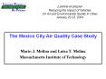 The Mexico City Air Quality Case Study PowerPoint PPT Presentation