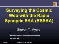 Surveying%20the%20Cosmic%20Web%20with%20the%20Radio%20Synoptic%20SKA%20(RSSKA) PowerPoint PPT Presentation