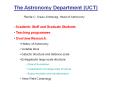 The Astronomy Department (UCT) PowerPoint PPT Presentation