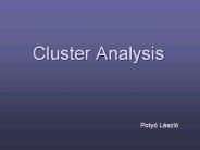 Cluster Analysis