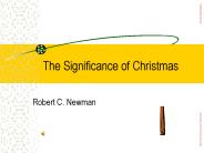The Significance of Christmas