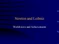 Newton and Leibniz PowerPoint PPT Presentation