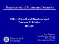 Department of Homeland Security PowerPoint PPT Presentation