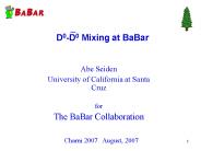D0-D0 Mixing at BaBar