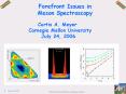 Forefront Issues in Meson Spectroscopy PowerPoint PPT Presentation