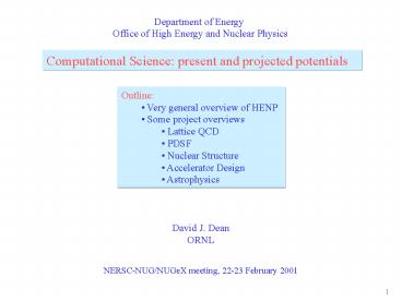 Department of Energy