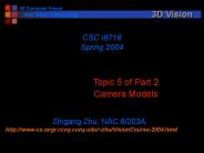 3D Vision