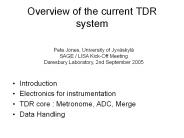 Overview%20of%20the%20current%20TDR%20system