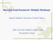 Bayesian%20Semi-Parametric%20Multiple%20Shrinkage