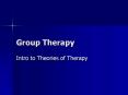 Group Therapy PowerPoint PPT Presentation