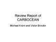 Review Report of CARBOCEAN PowerPoint PPT Presentation